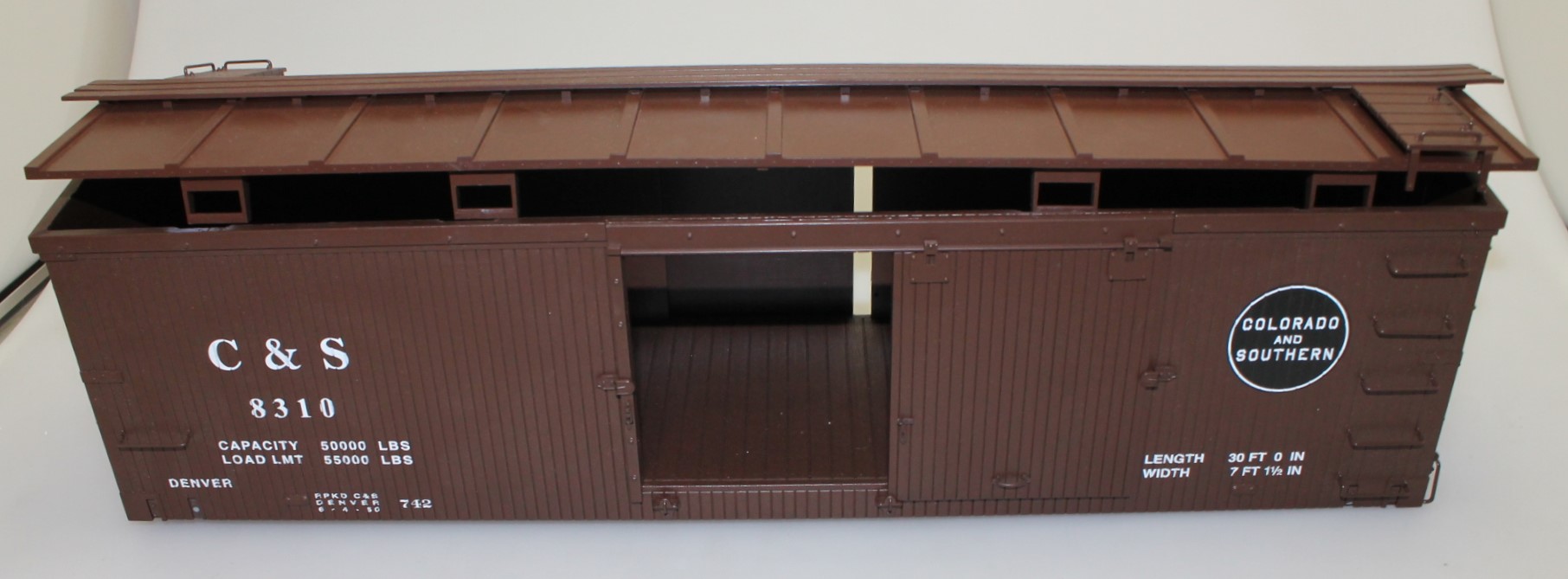 (image for) Murphy Roof Box Car Shell ( LS Kit Bashing )